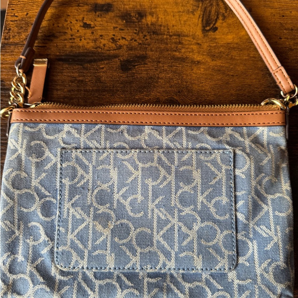 Calvin Kline suede bag